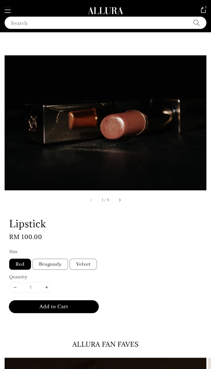 Allura mobile | EasyStore