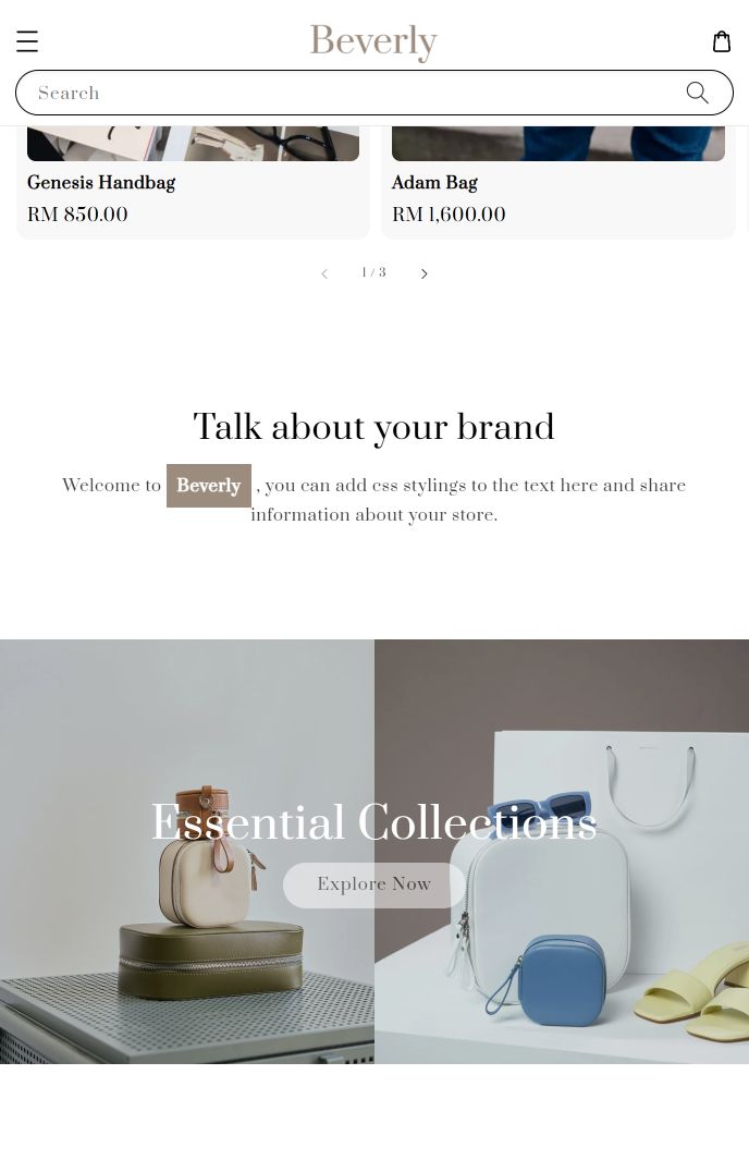 Beverly mobile | EasyStore