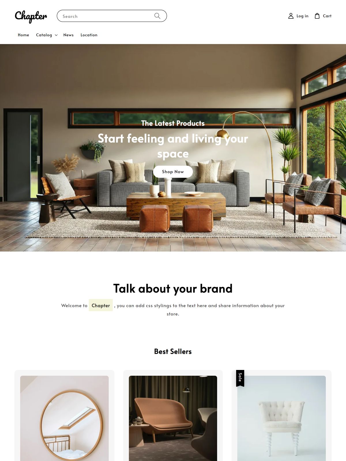Chapter | EasyStore themes