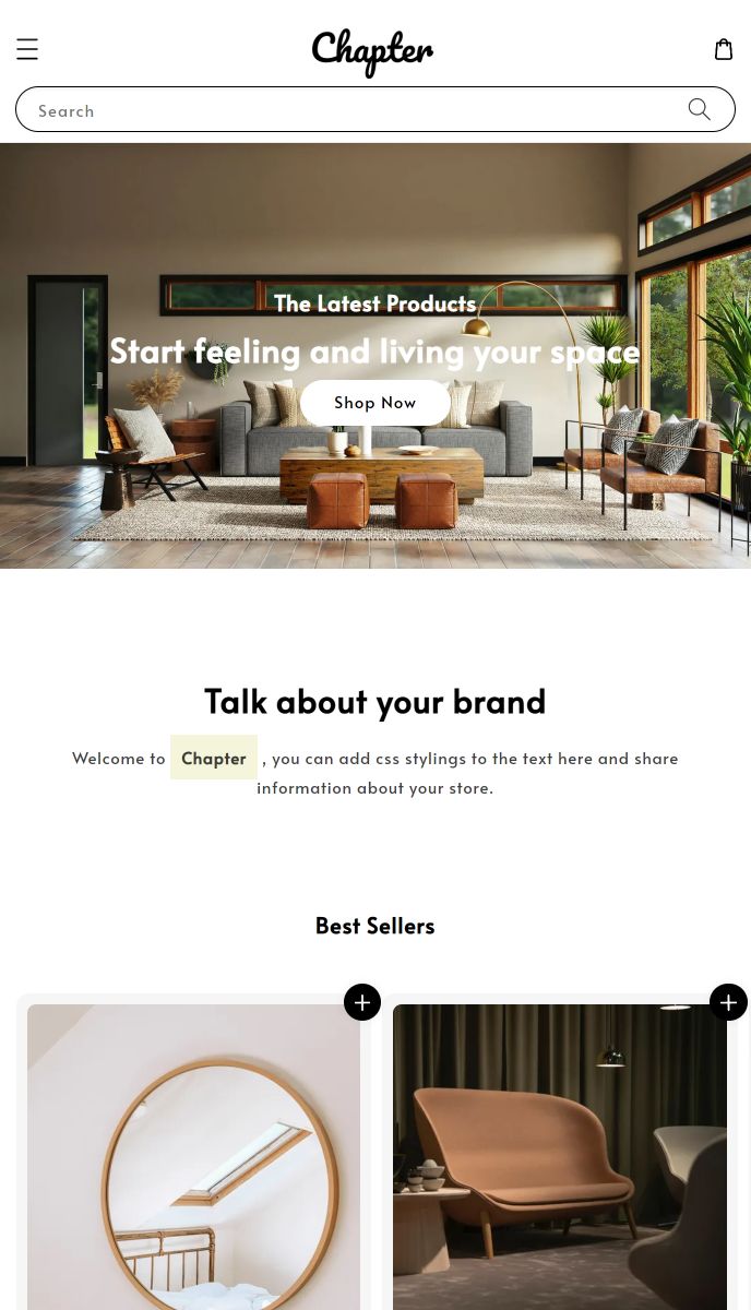 Chapter | EasyStore themes