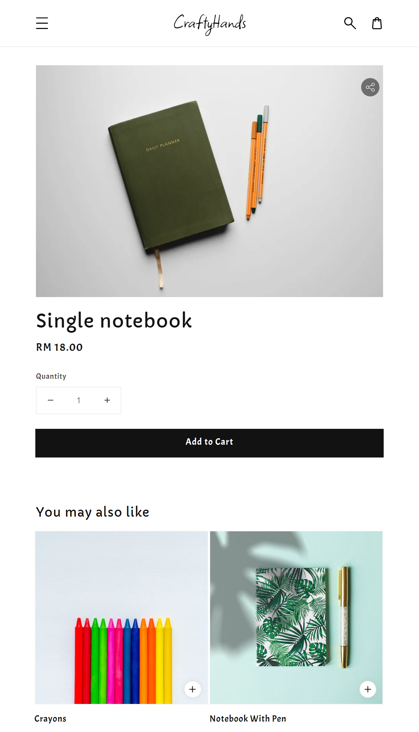 CraftyHands mobile | EasyStore