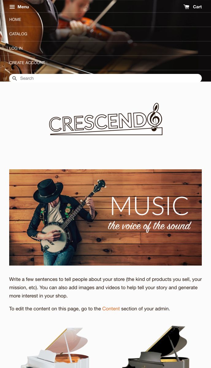 Crescendo mobile | EasyStore