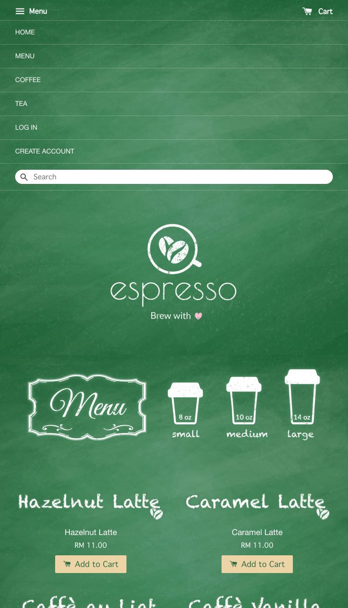 Espresso mobile | EasyStore
