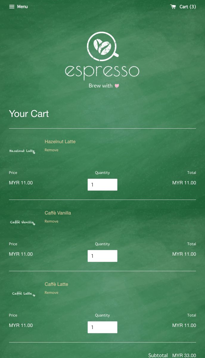 Espresso mobile | EasyStore