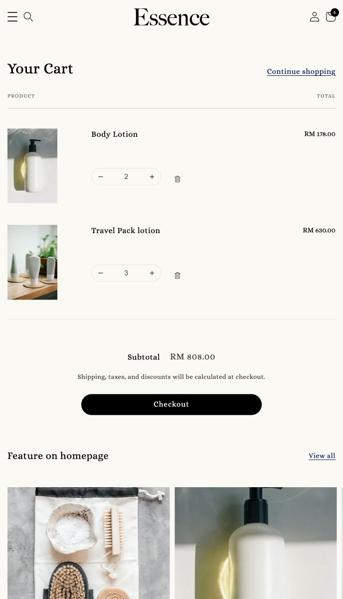 Essence mobile | EasyStore