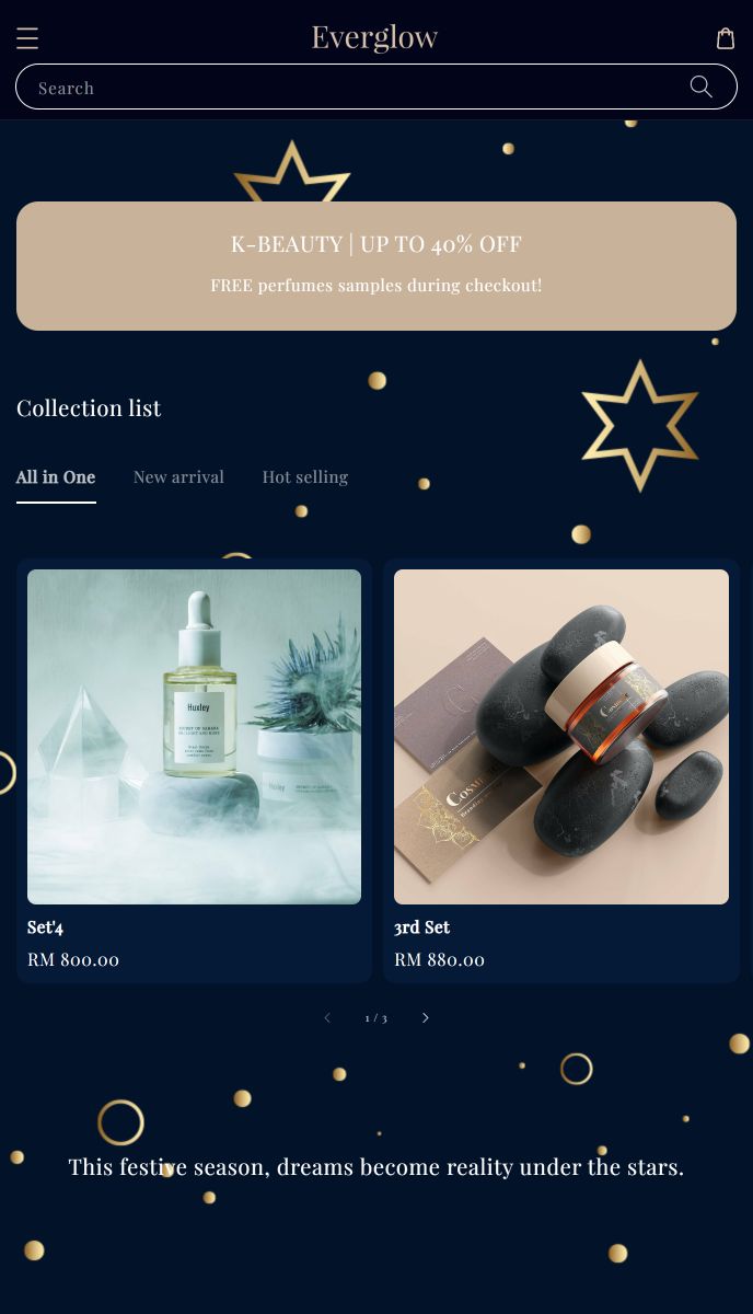 Everglow mobile | EasyStore