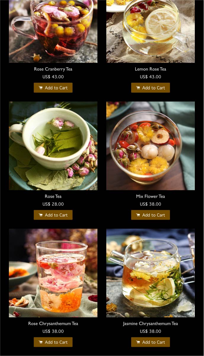 Flower &amp; Tea House mobile | EasyStore