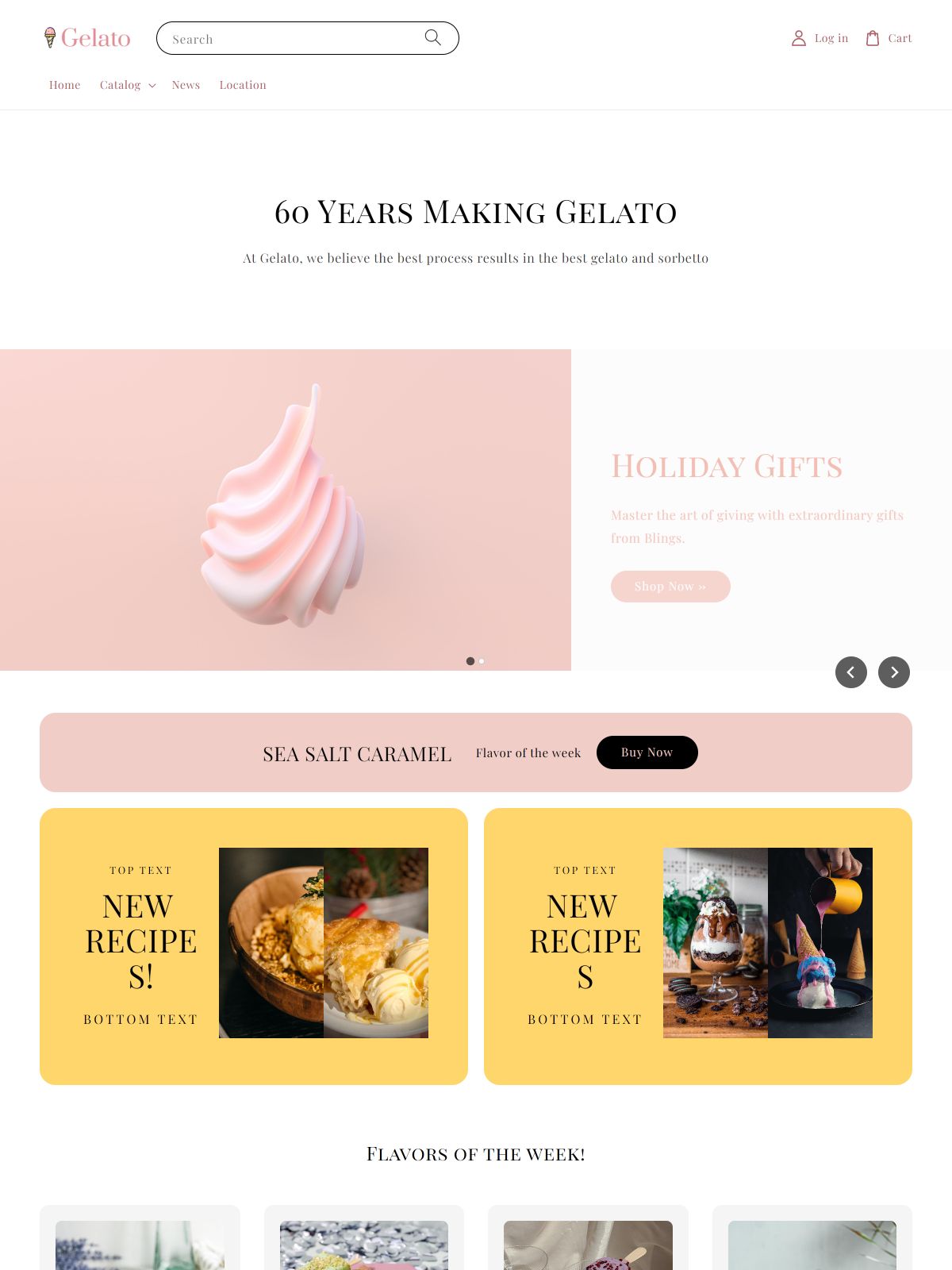 Gelato | EasyStore themes