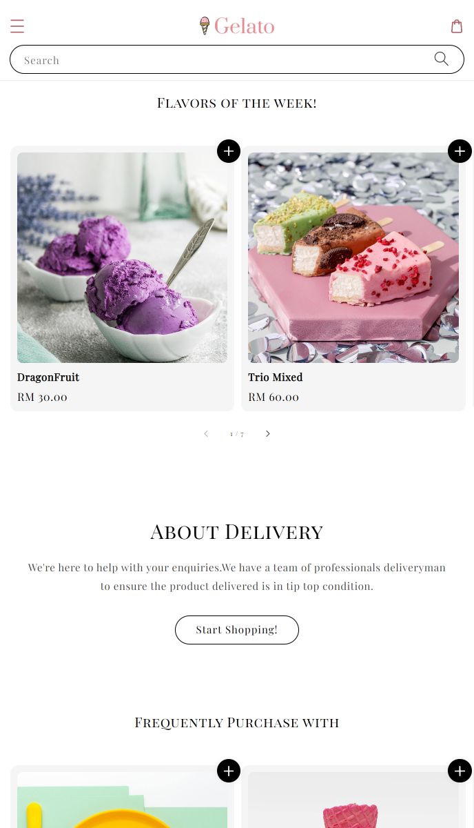 Gelato mobile | EasyStore