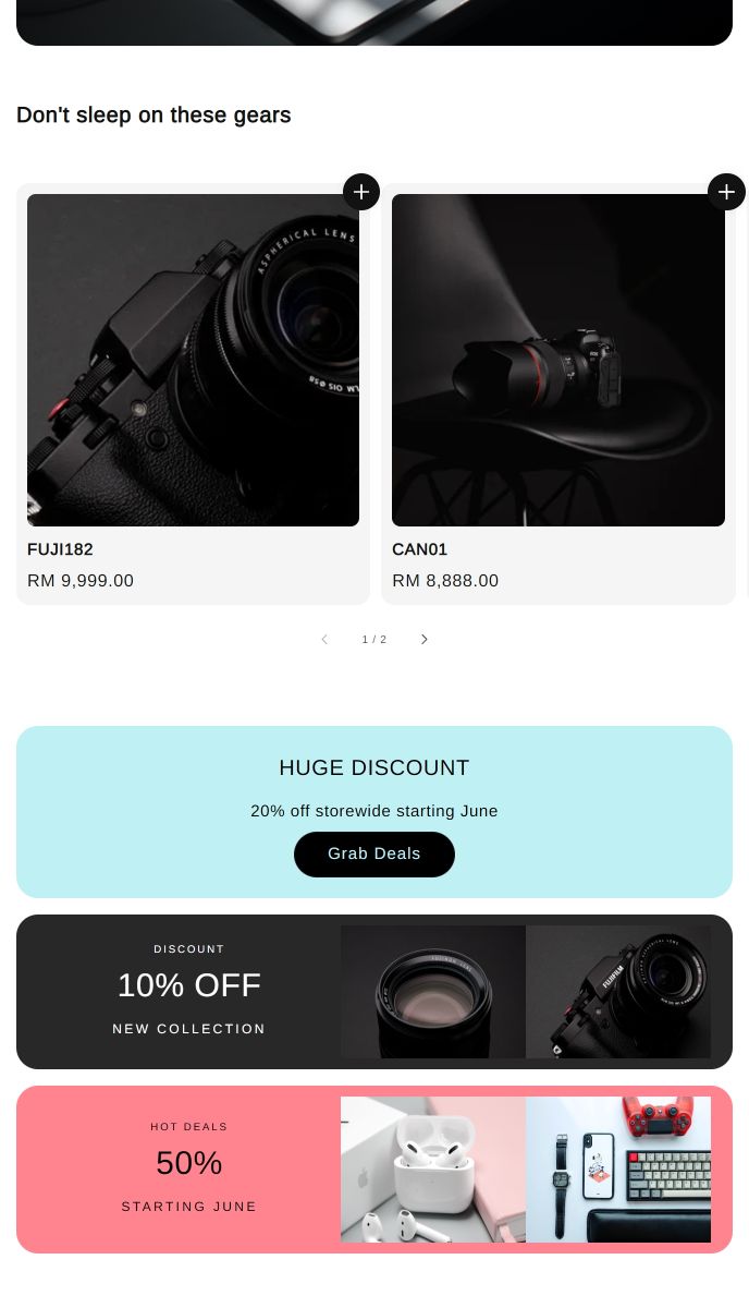 Gizmos mobile | EasyStore