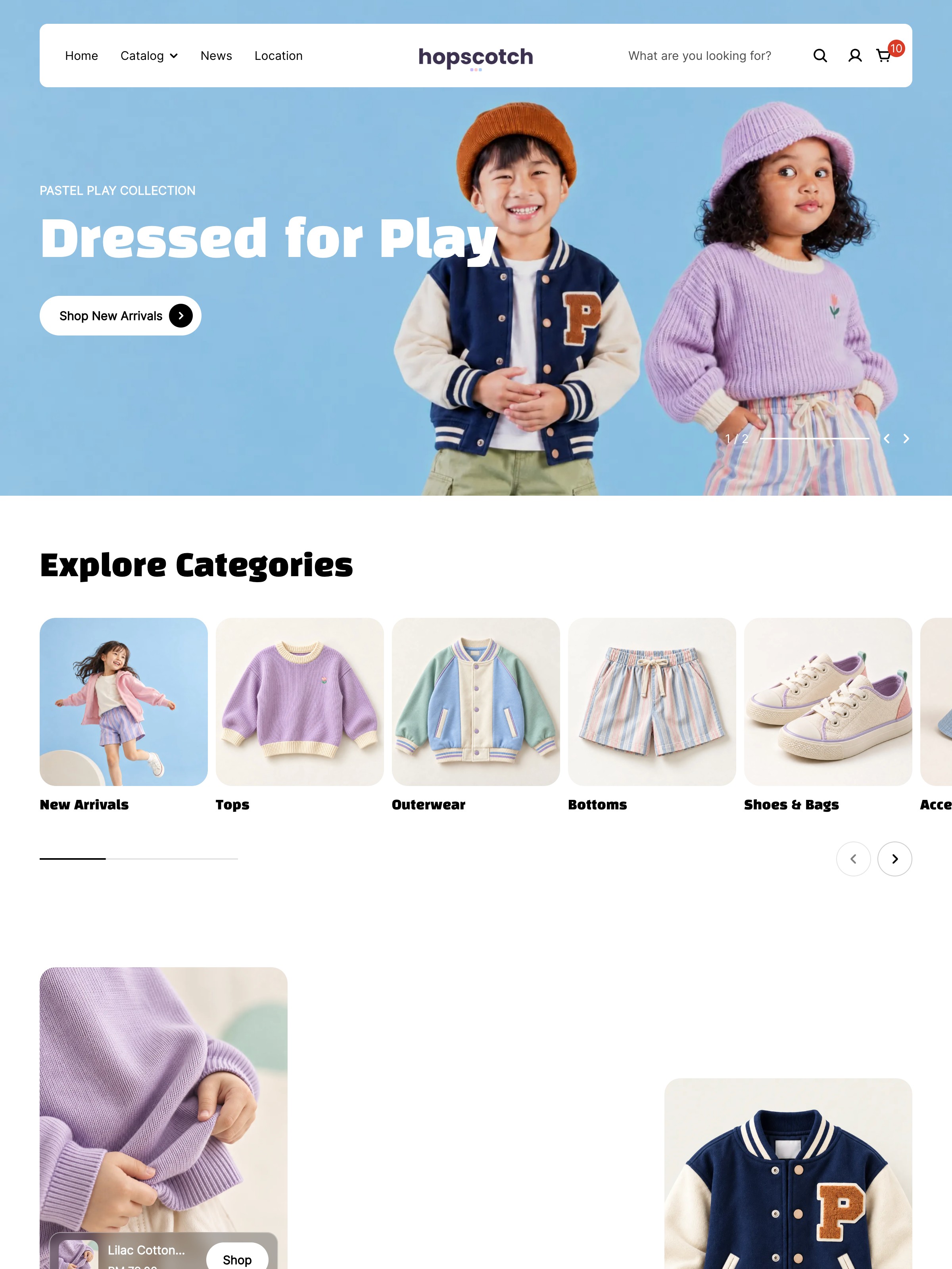 Hopscotch | EasyStore themes