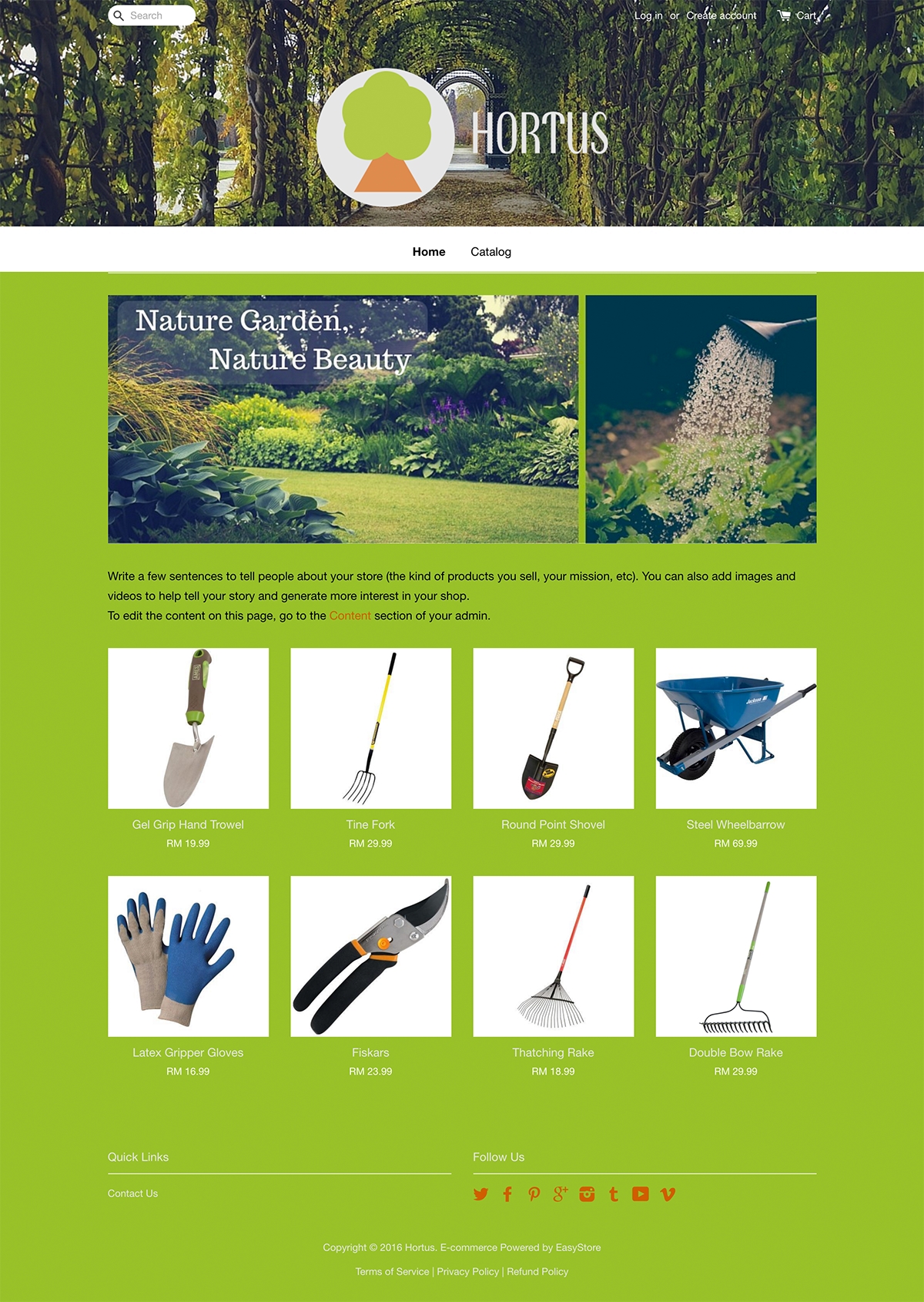 Hortus | EasyStore themes