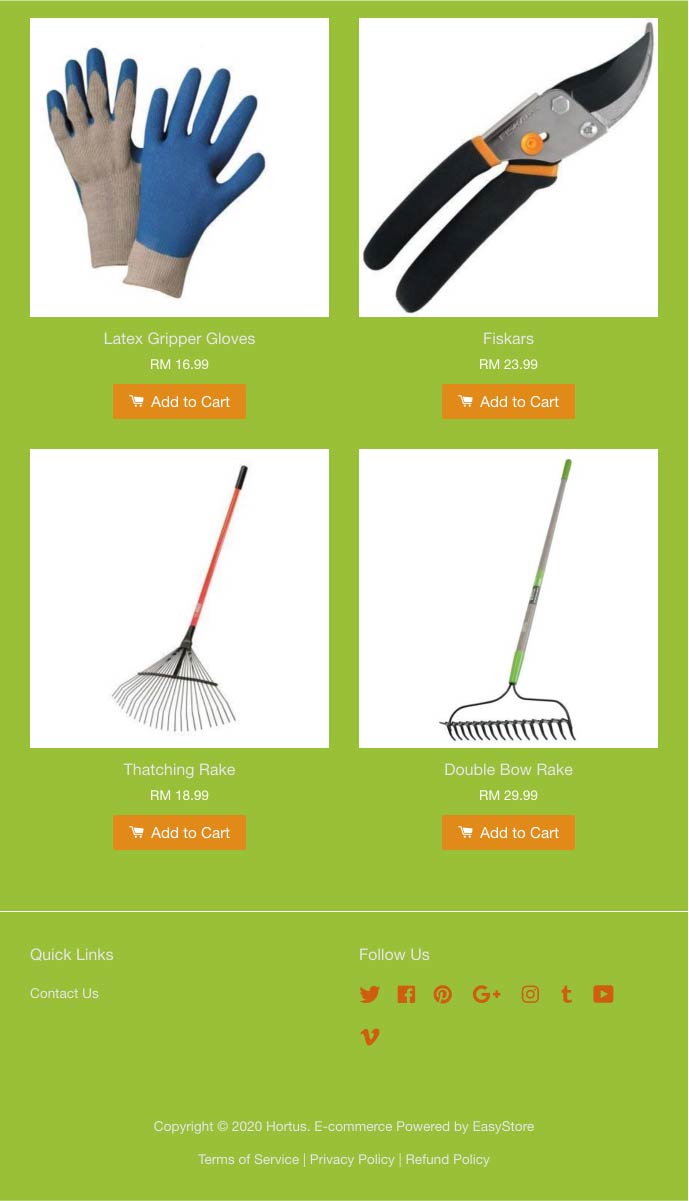 Hortus mobile | EasyStore
