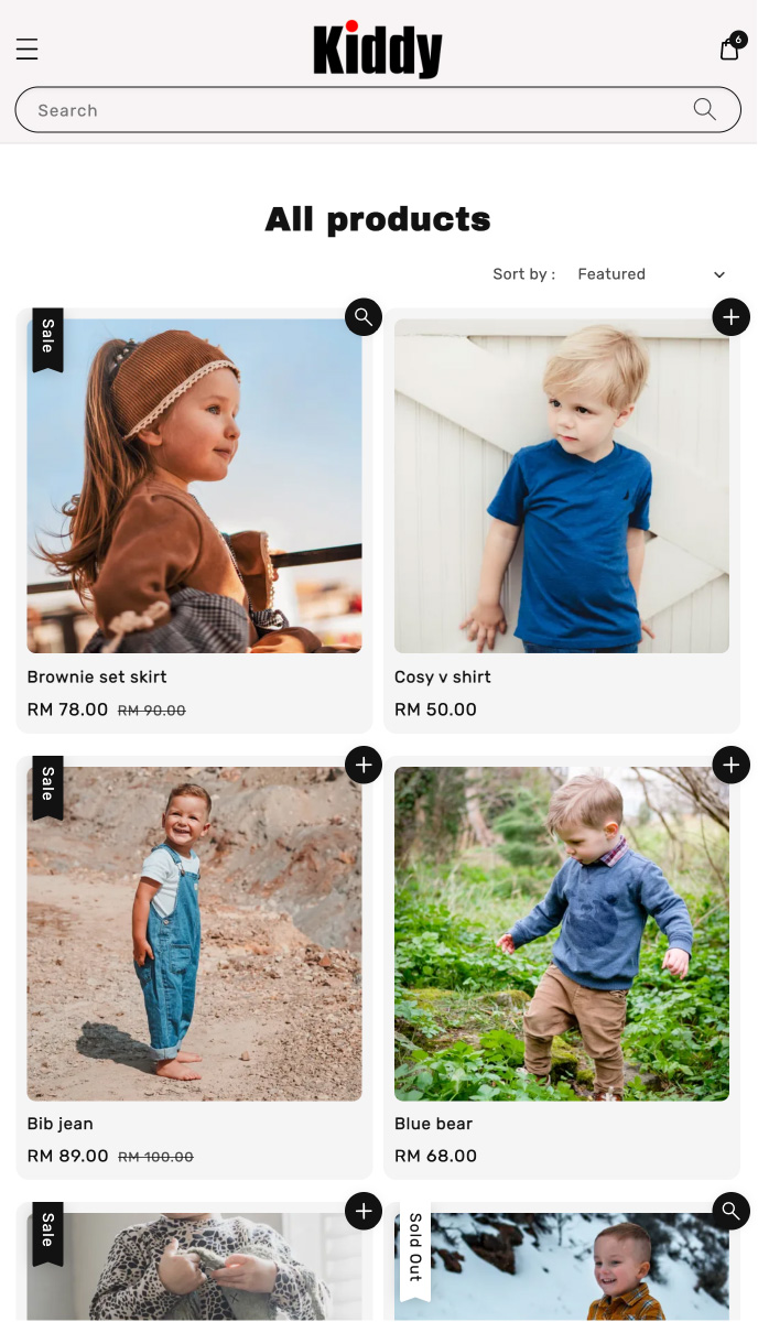 Kiddy mobile | EasyStore