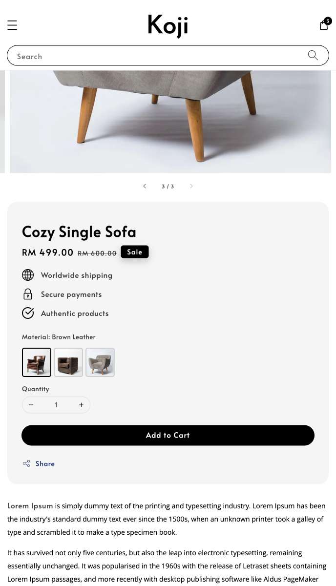 Koji mobile | EasyStore