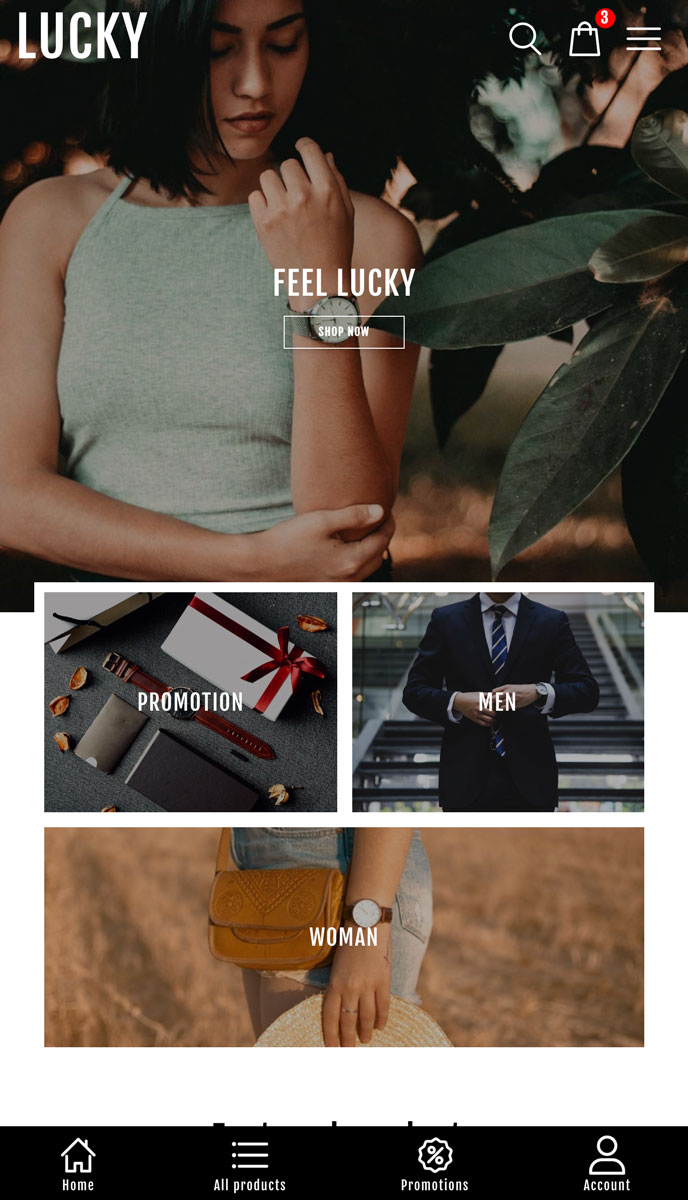 LUCKY | EasyStore themes