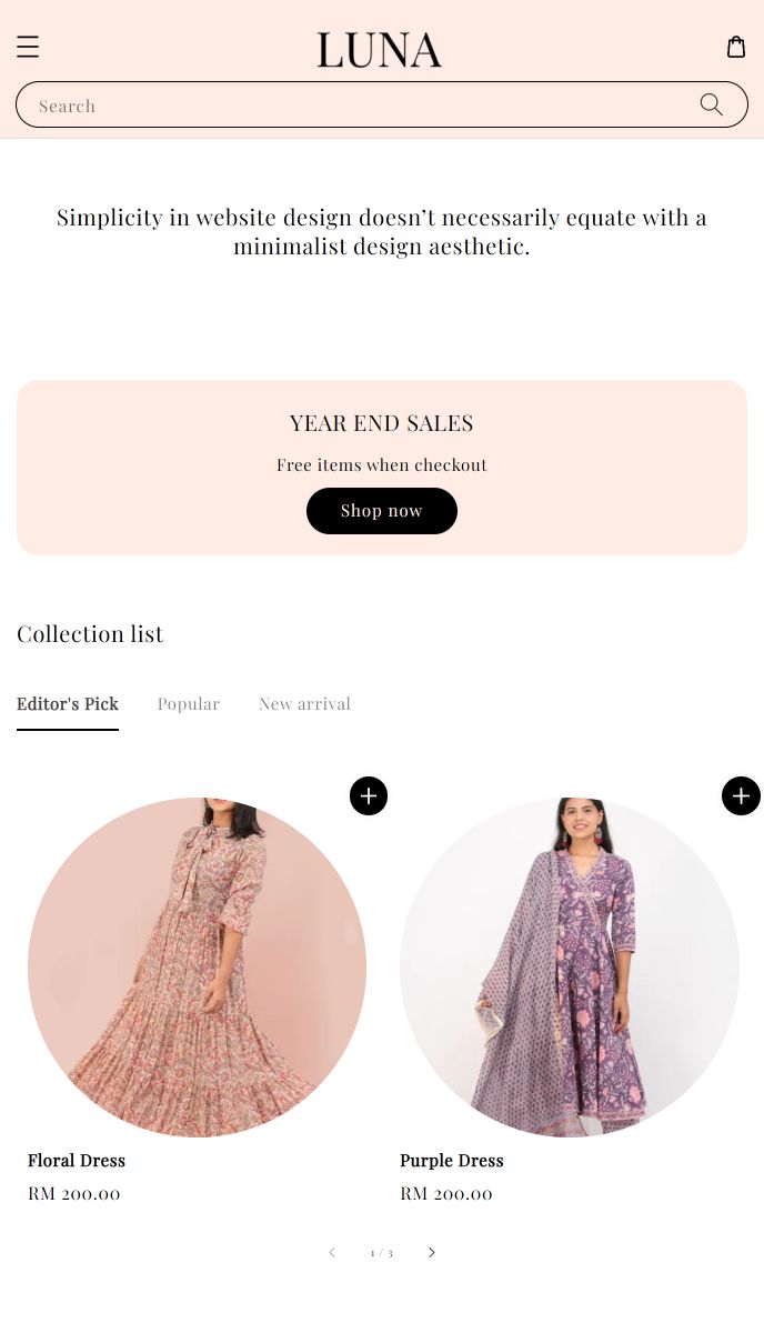 Luna mobile | EasyStore