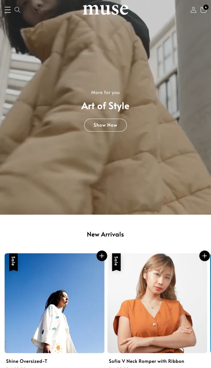Muse | EasyStore themes