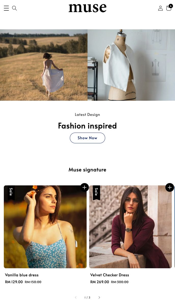 Muse mobile | EasyStore