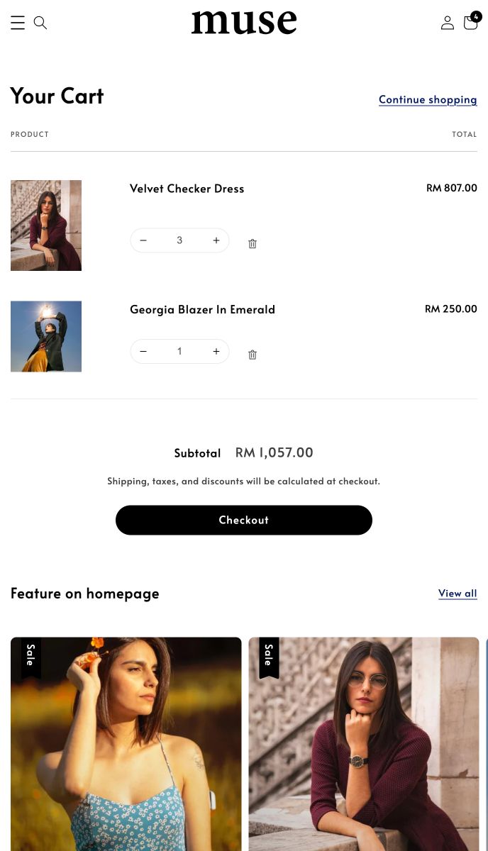 Muse mobile | EasyStore