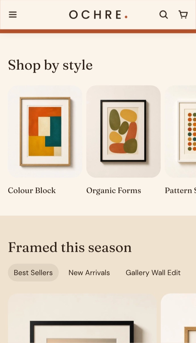 Ochre mobile | EasyStore