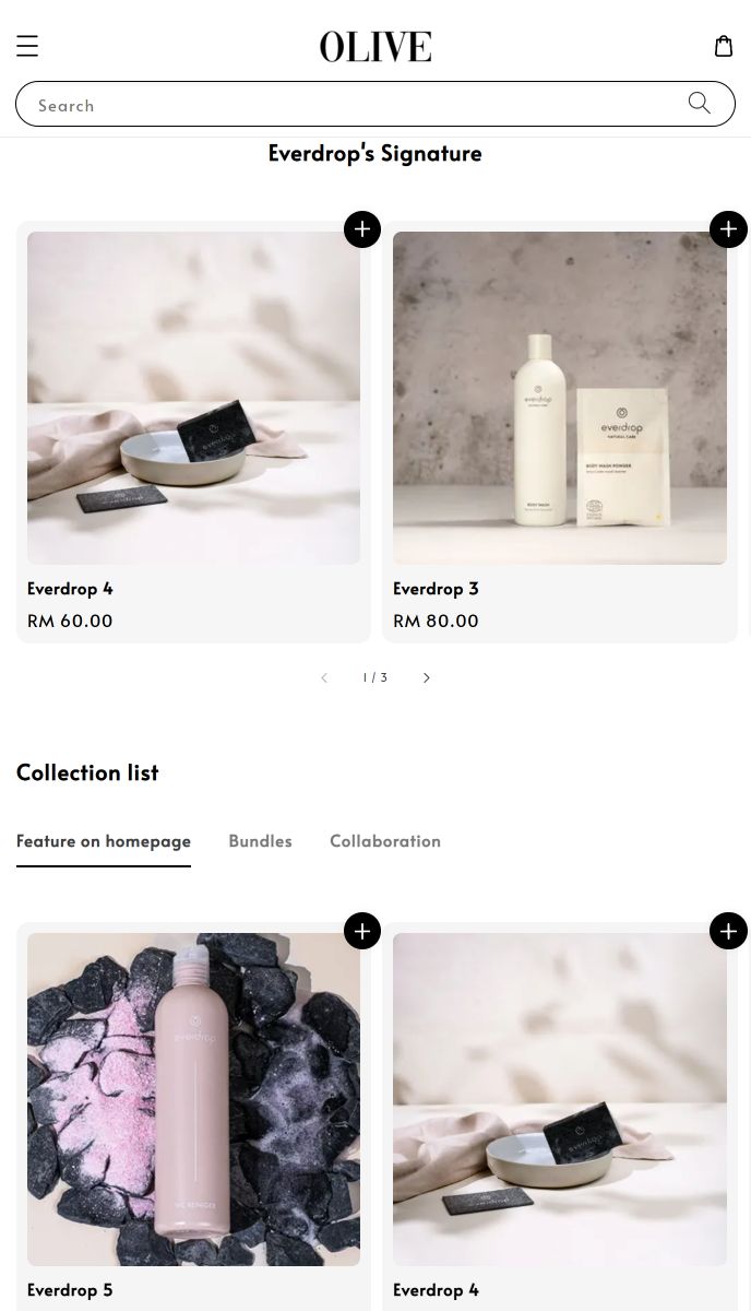 Olive mobile | EasyStore