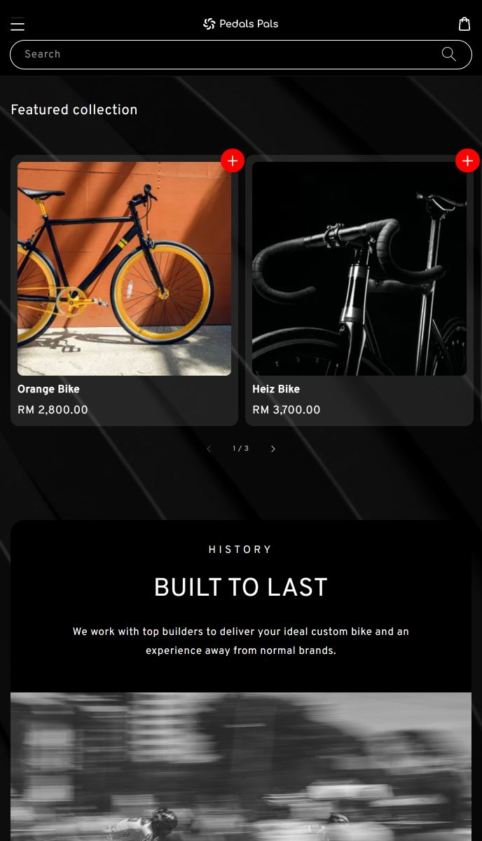 PedalPals mobile | EasyStore