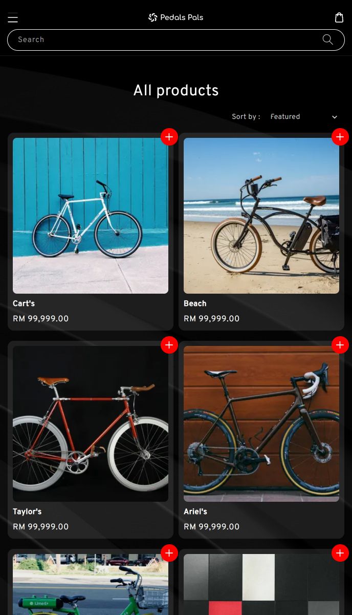 PedalPals mobile | EasyStore