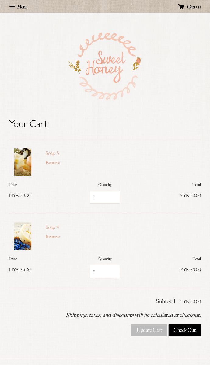 Sweet Honey mobile | EasyStore