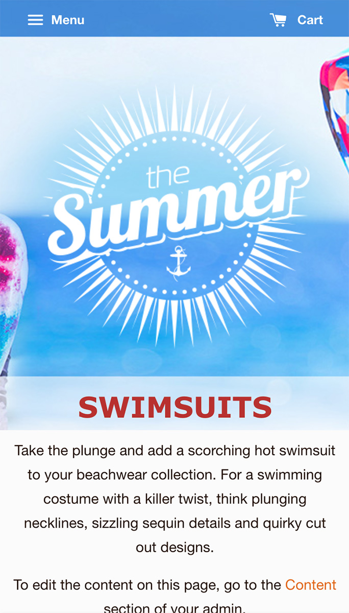 The Summer | EasyStore themes