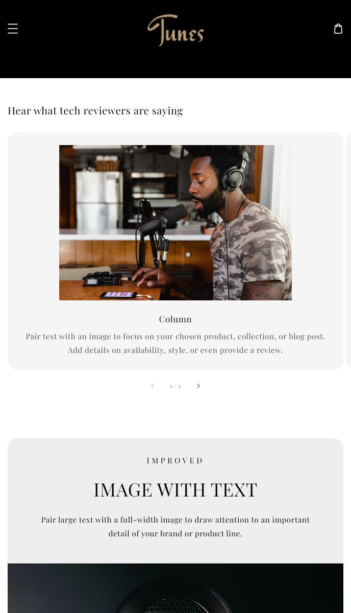 Tunes mobile | EasyStore