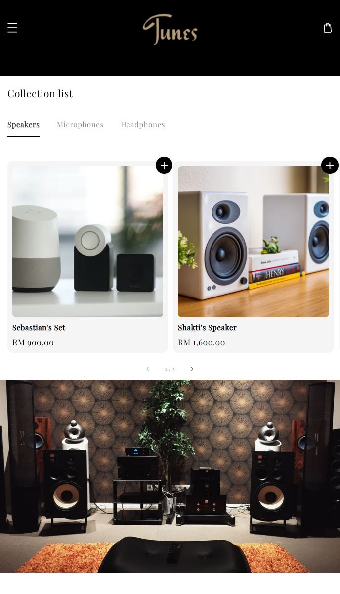 Tunes mobile | EasyStore
