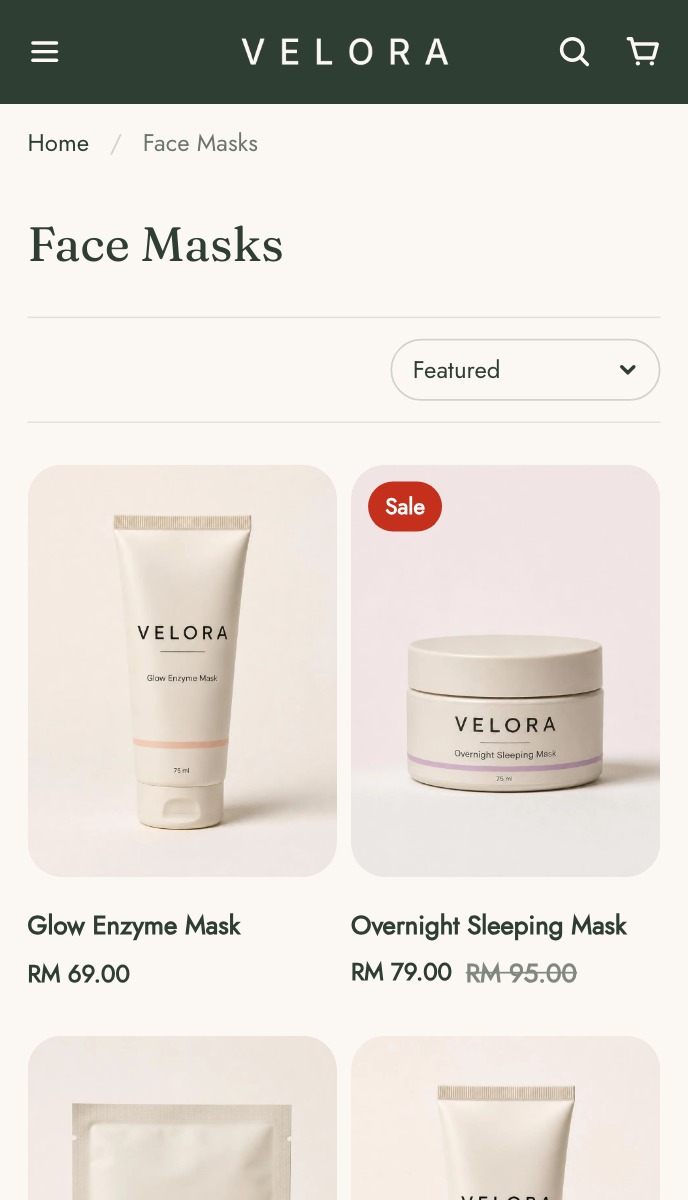 Velora mobile | EasyStore