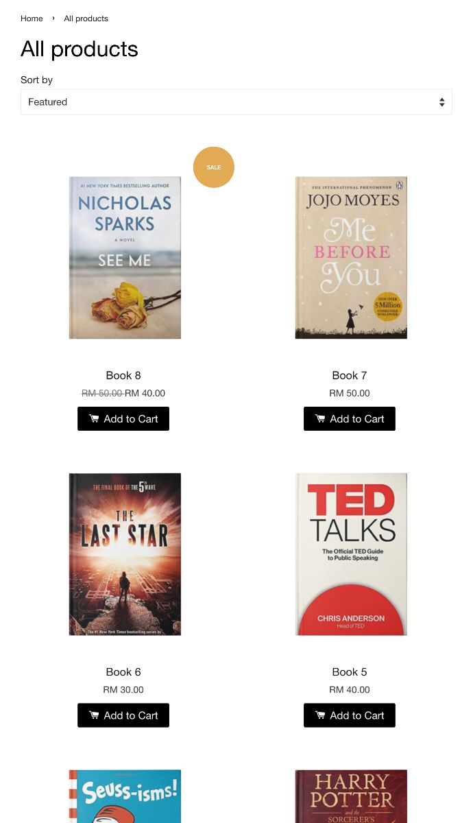 Whale Book mobile | EasyStore