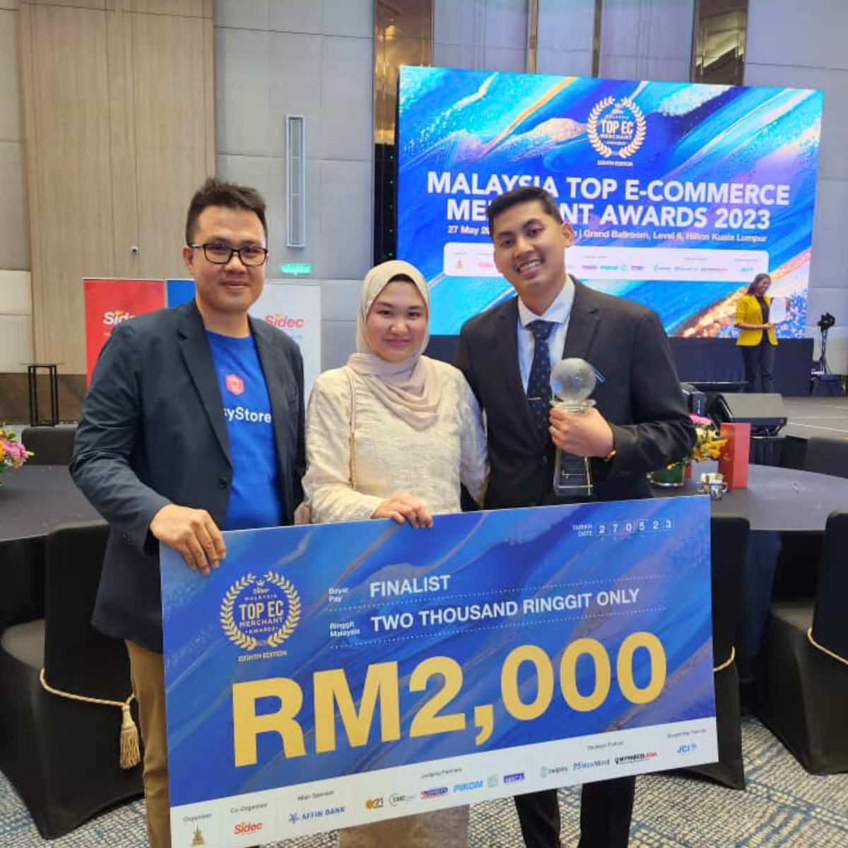EasyStore Winners at the Malaysia Top E-Commerce Merchant Awards 2023 | EasyStore