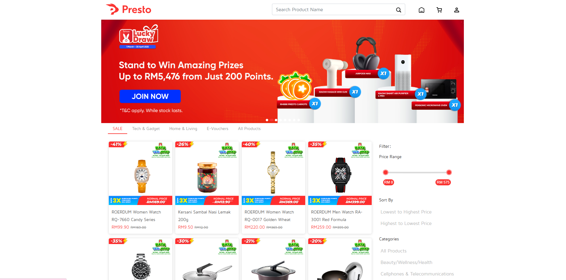 EasyStore Presto