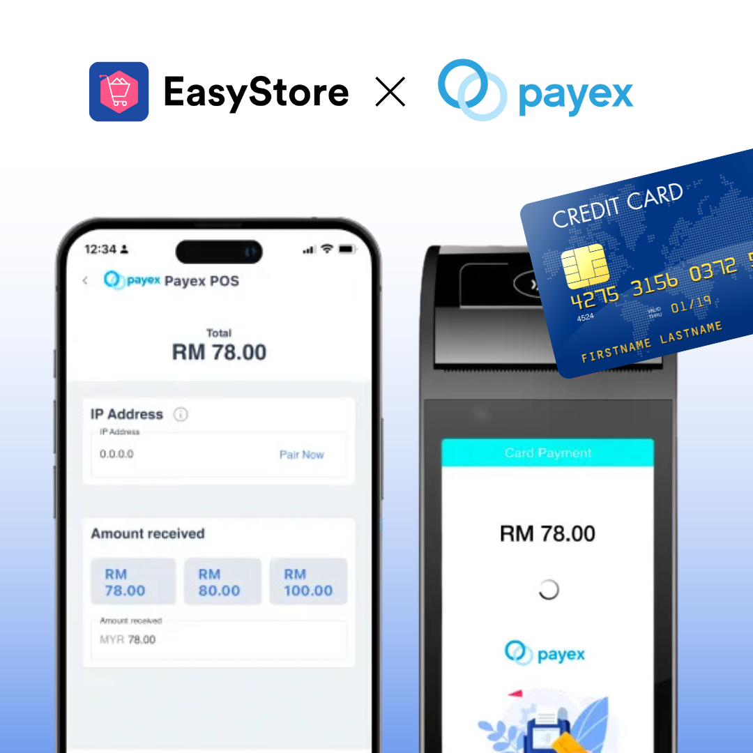 EasyStore and Payex Introduces Credit Card Terminal with Rates As Low As 1% | EasyStore