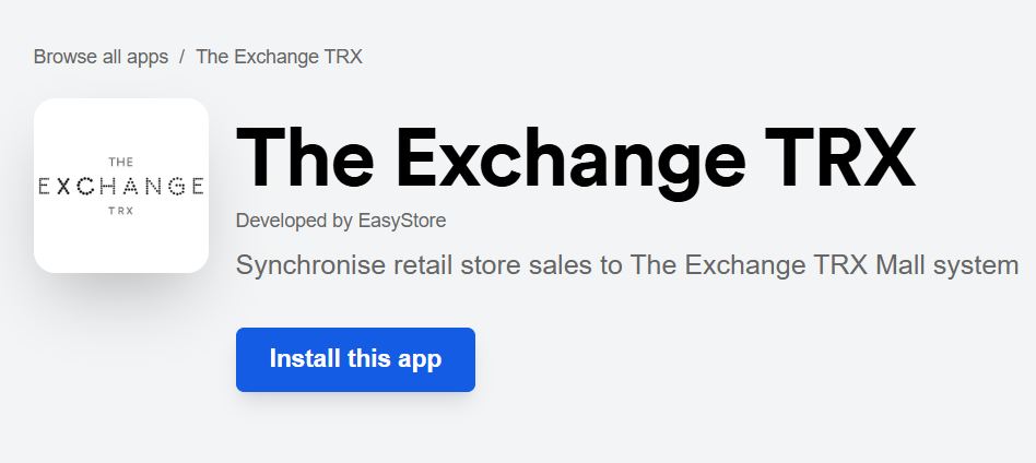 The Exchange TRX Mall GTO