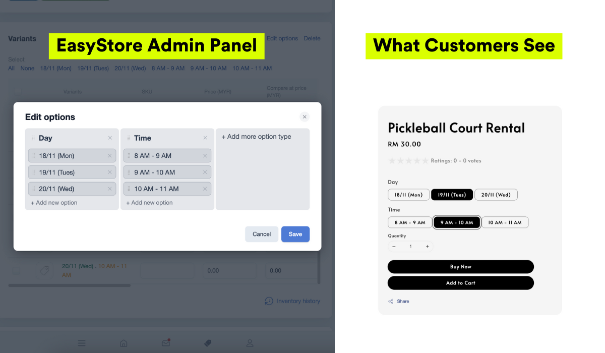 Pickleball Court Booking System