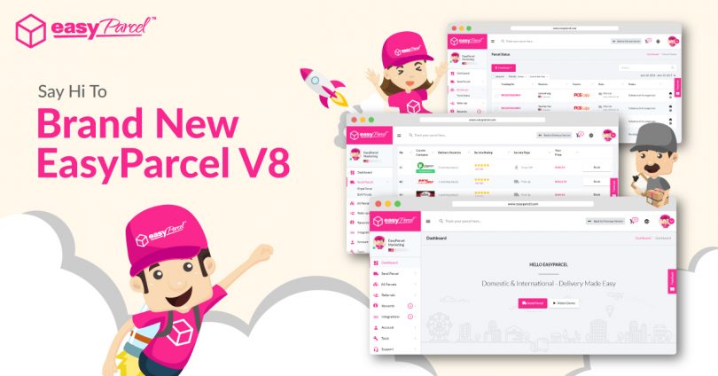 EasyParcel Beta Launches Version 8.0 to Make Booking Much More Easier | EasyStore