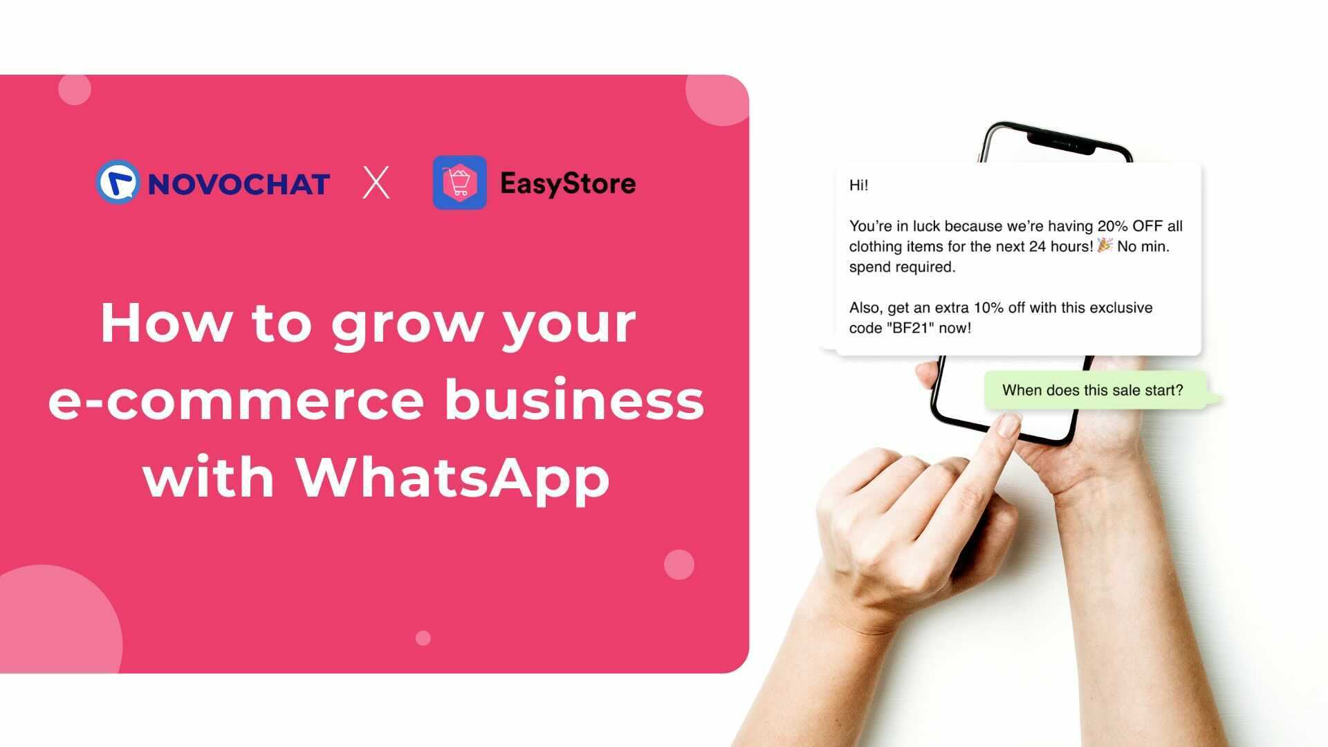 How to use WhatsApp to grow your e-commerce business | EasyStore
