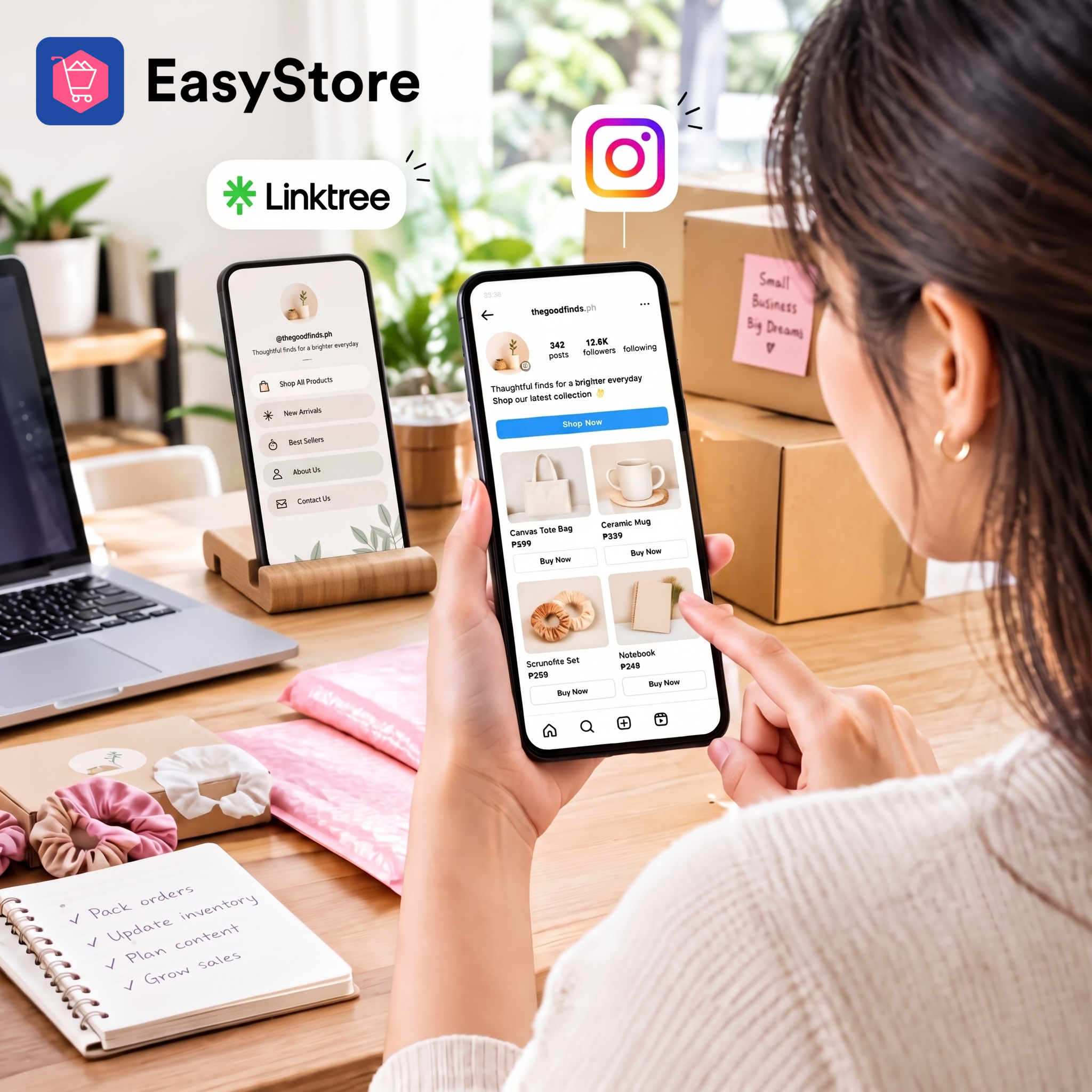 Linktree vs. Instagram Bio Shop: Which Drives More Sales? | EasyStore