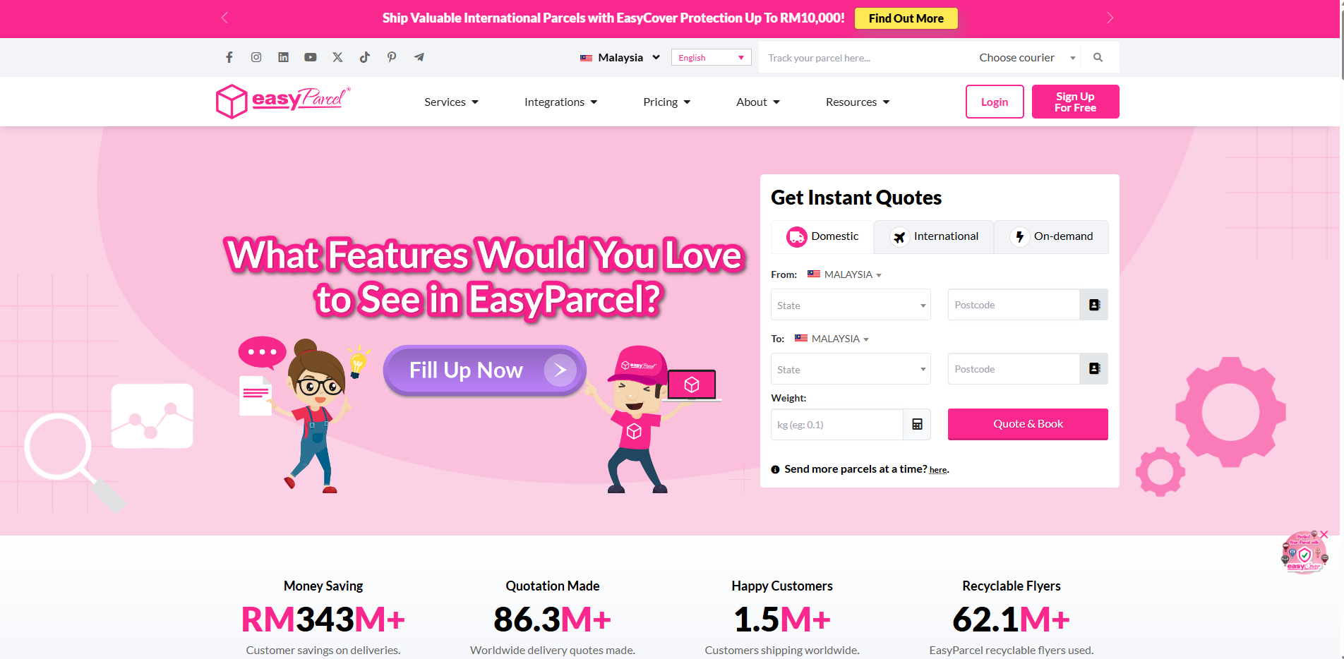 EasyStore EasyParcel