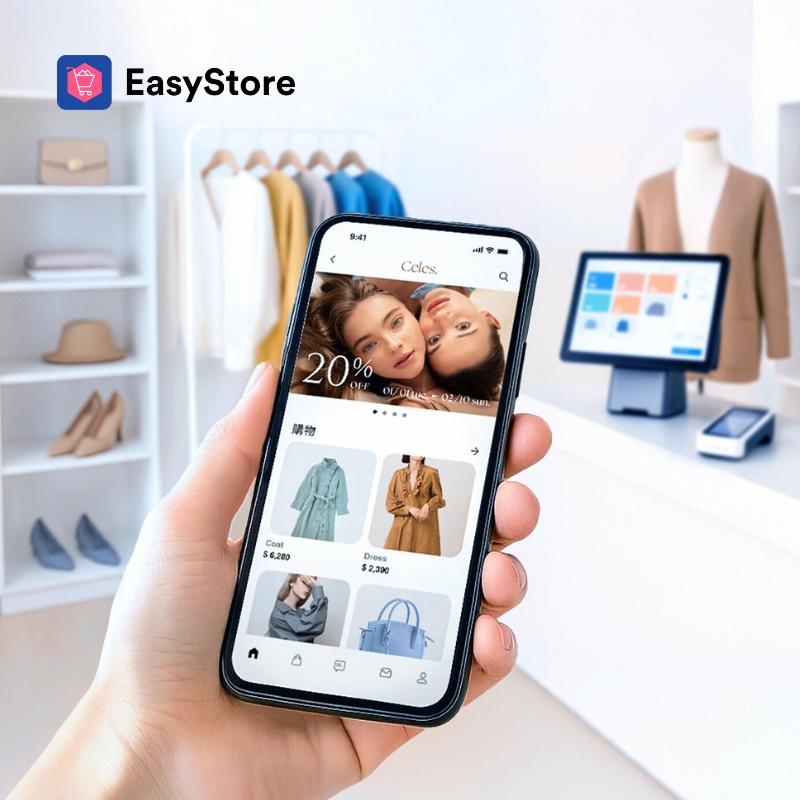 品牌成長祕訣曝光！EasyStore 購物 APP：關鍵 3 大優勢 + 商家數據案例 | EasyStore