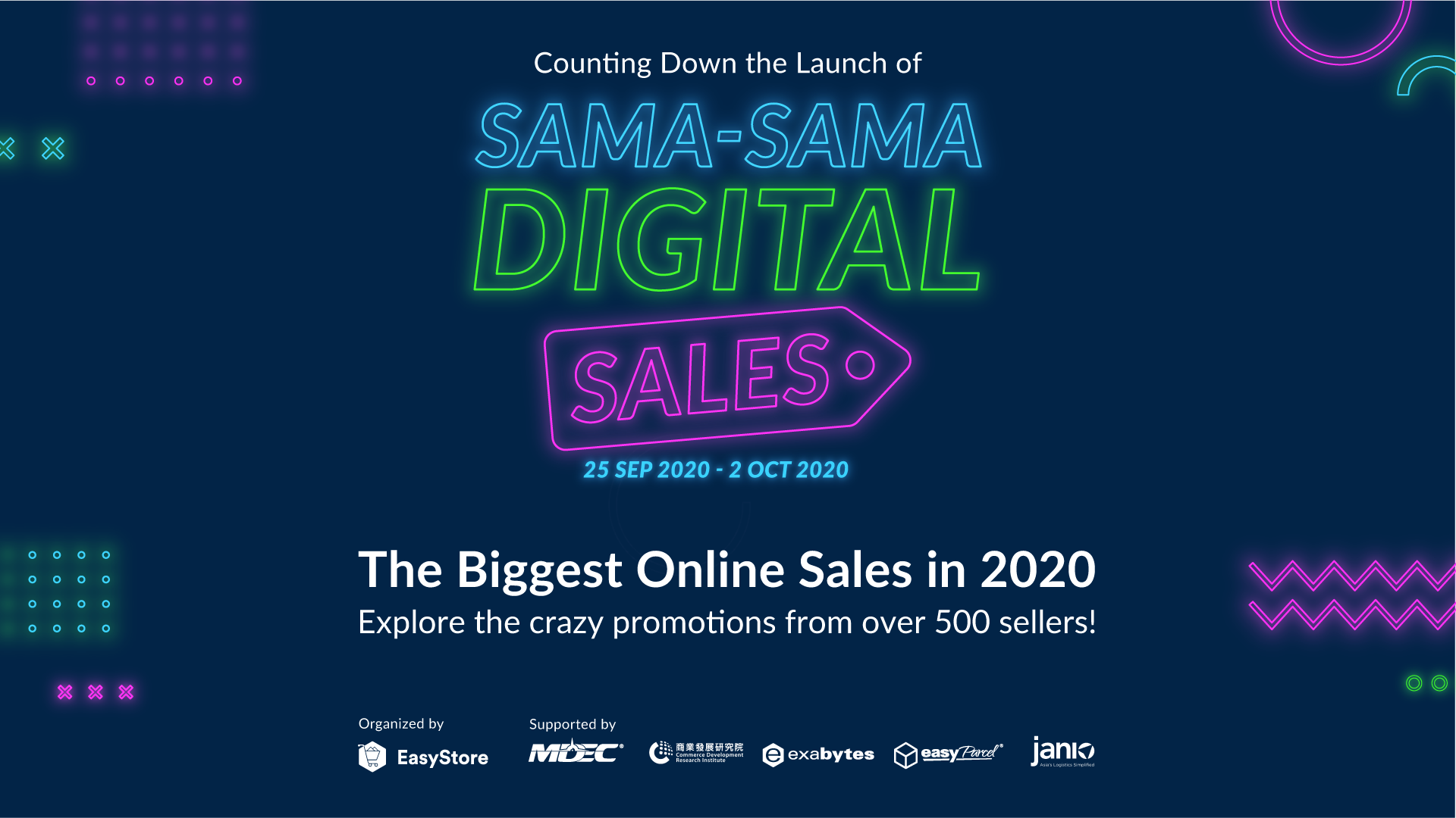List Your Crazy Promotions on this Sama-sama Digital Sales! | EasyStore