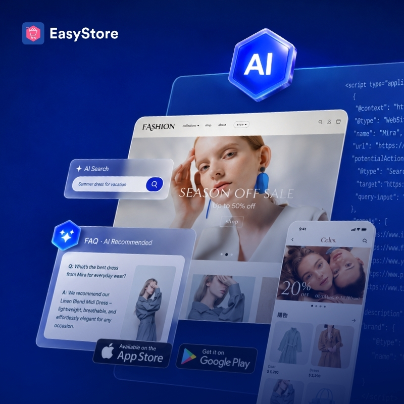 2026 開店平台的 AI 能做什麼？你需要的是「寫文案工具」還是「AI 營運總監」？ | EasyStore