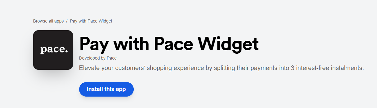 EasyStore Boost Sales with Pace Now: Flexible Installment Payments