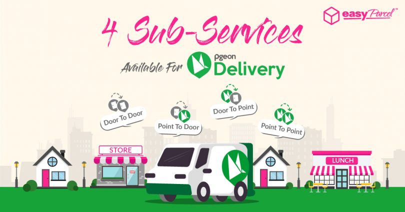 Pgeon Delivery Rolls Out 4 Sub-services Starting from RM5 Only! | EasyStore