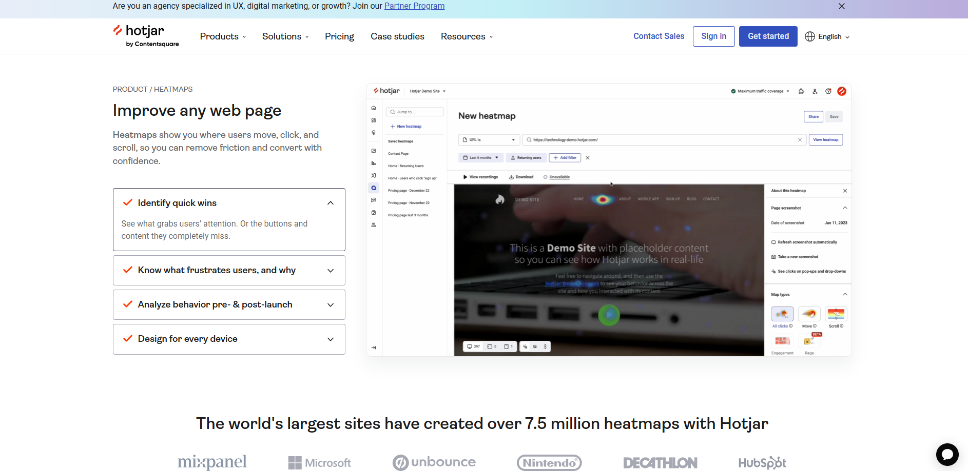 EasyStore Hotjar Heatmaps
