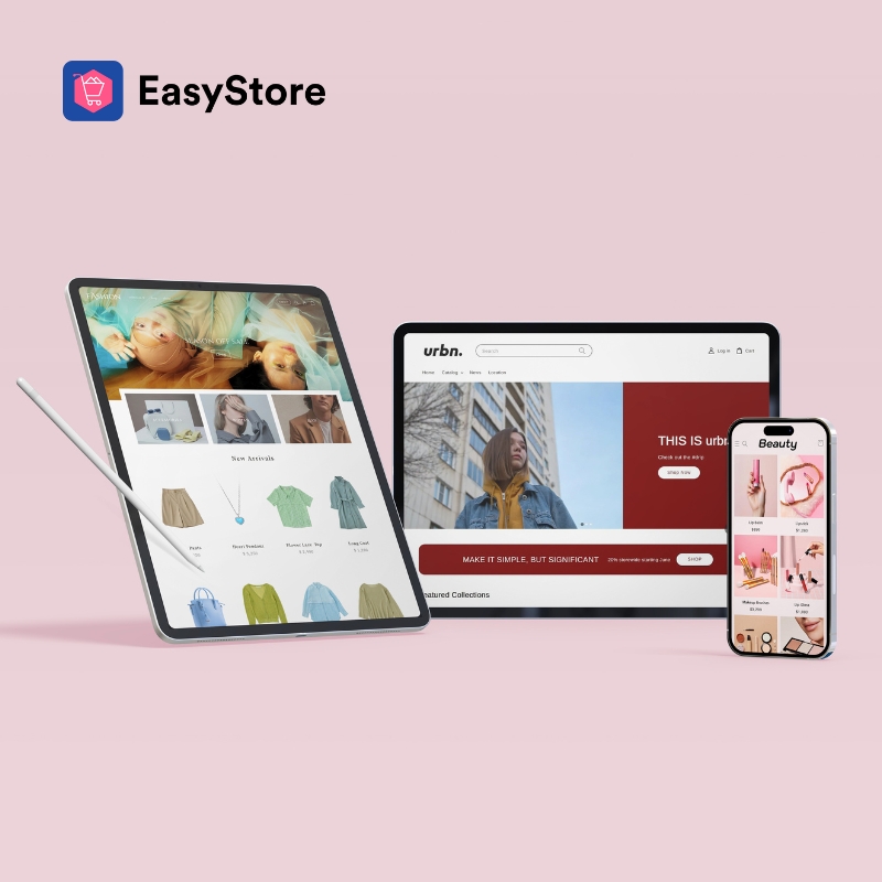 50+ 免費網站模板怎麼選？快速打造美妝、保養及服飾品牌的網店命定風格 | EasyStore